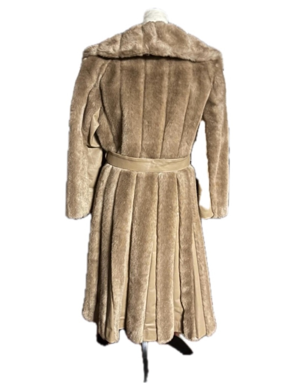 Jet Set California ~ Women’s Size 12 ~ Vintage (1970’s) ~ Dress Fur Coat ~ New - Picture 5 of 16